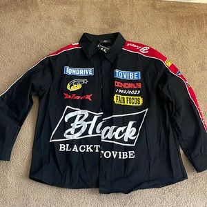 Button Up Racer Shirt